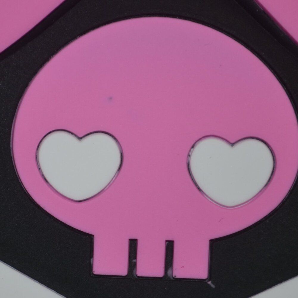 Kuromi Kawaii Kissy Face Mini Black Crossbody Bag Valentines Gift Idea Bundle - Picture 9 of 12